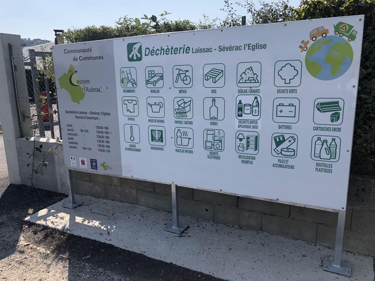 Infos déchèterie