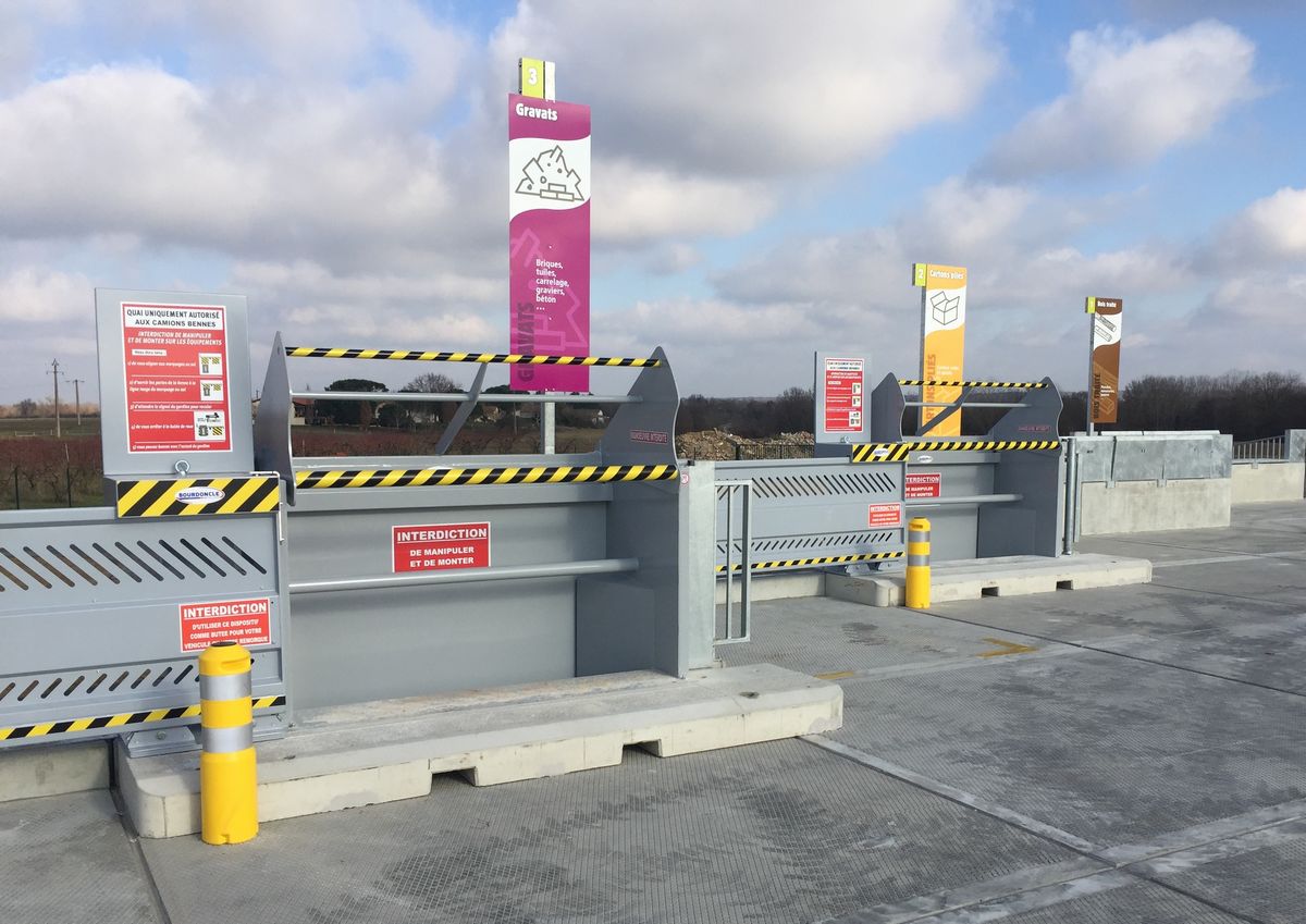 Signalétique déchèterie infos